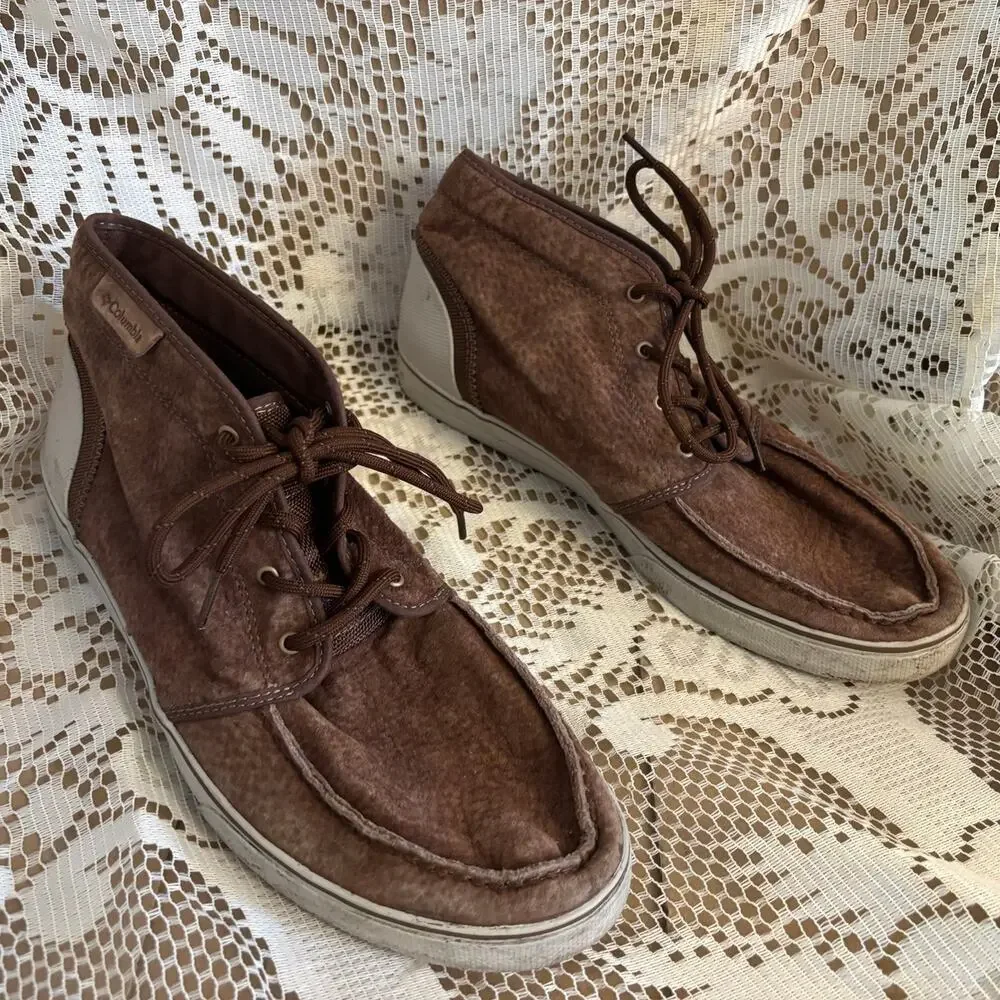 Columbia Crankbait Men's US 12 Suede Leather Chukka Boots